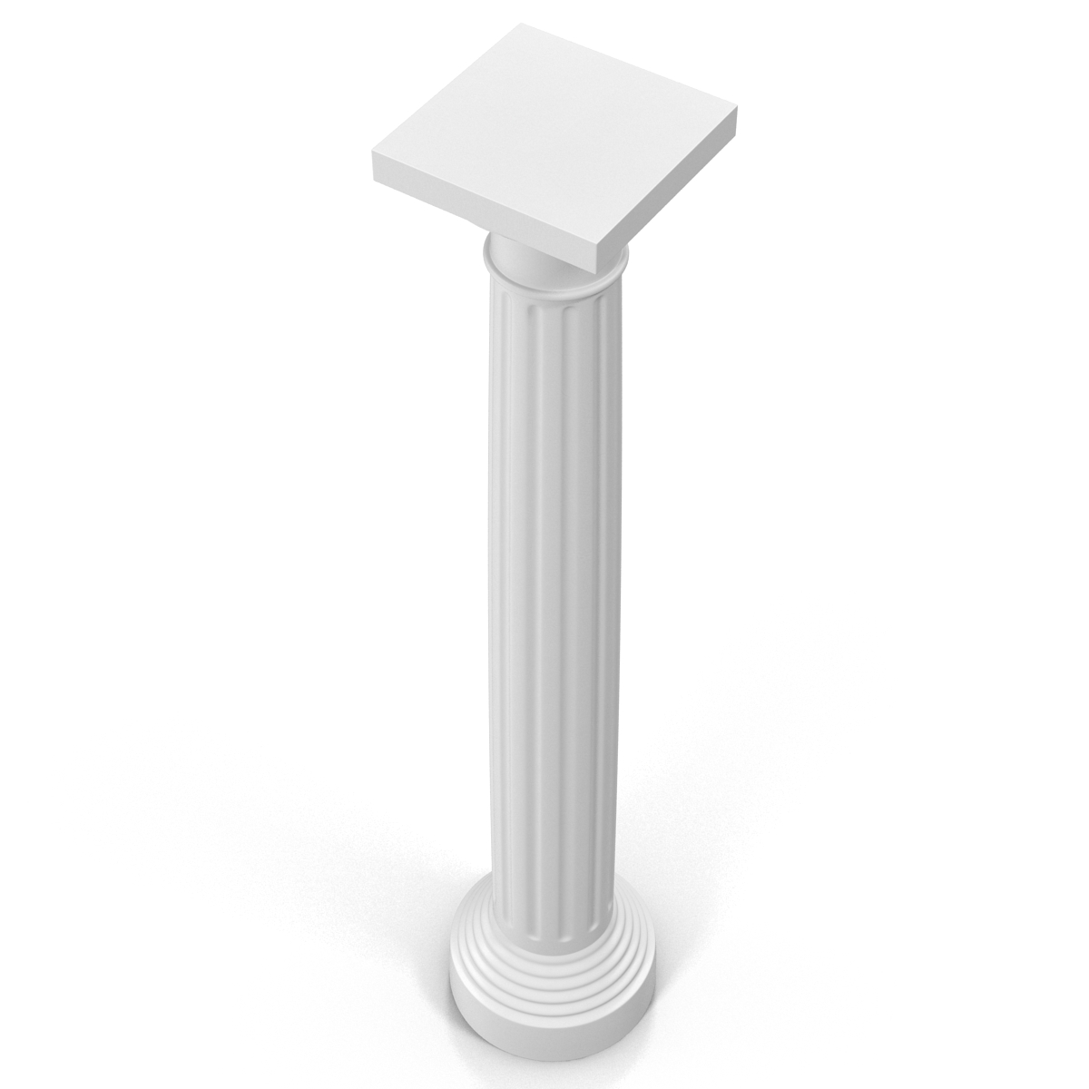 3D Doric Order Column model