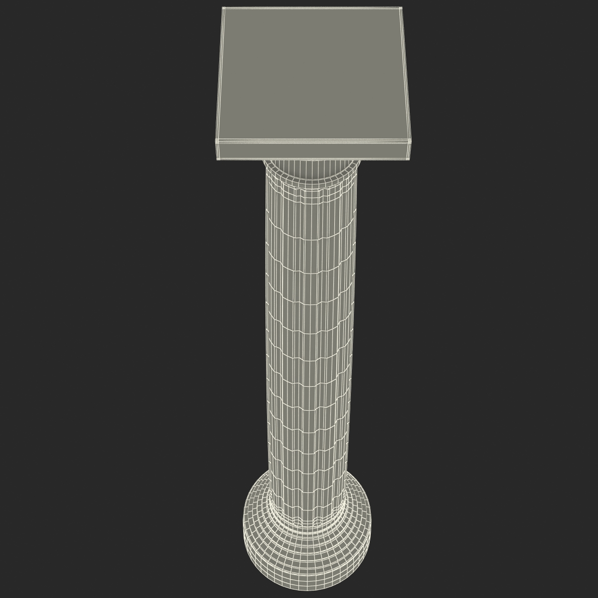 3D Doric Order Column model