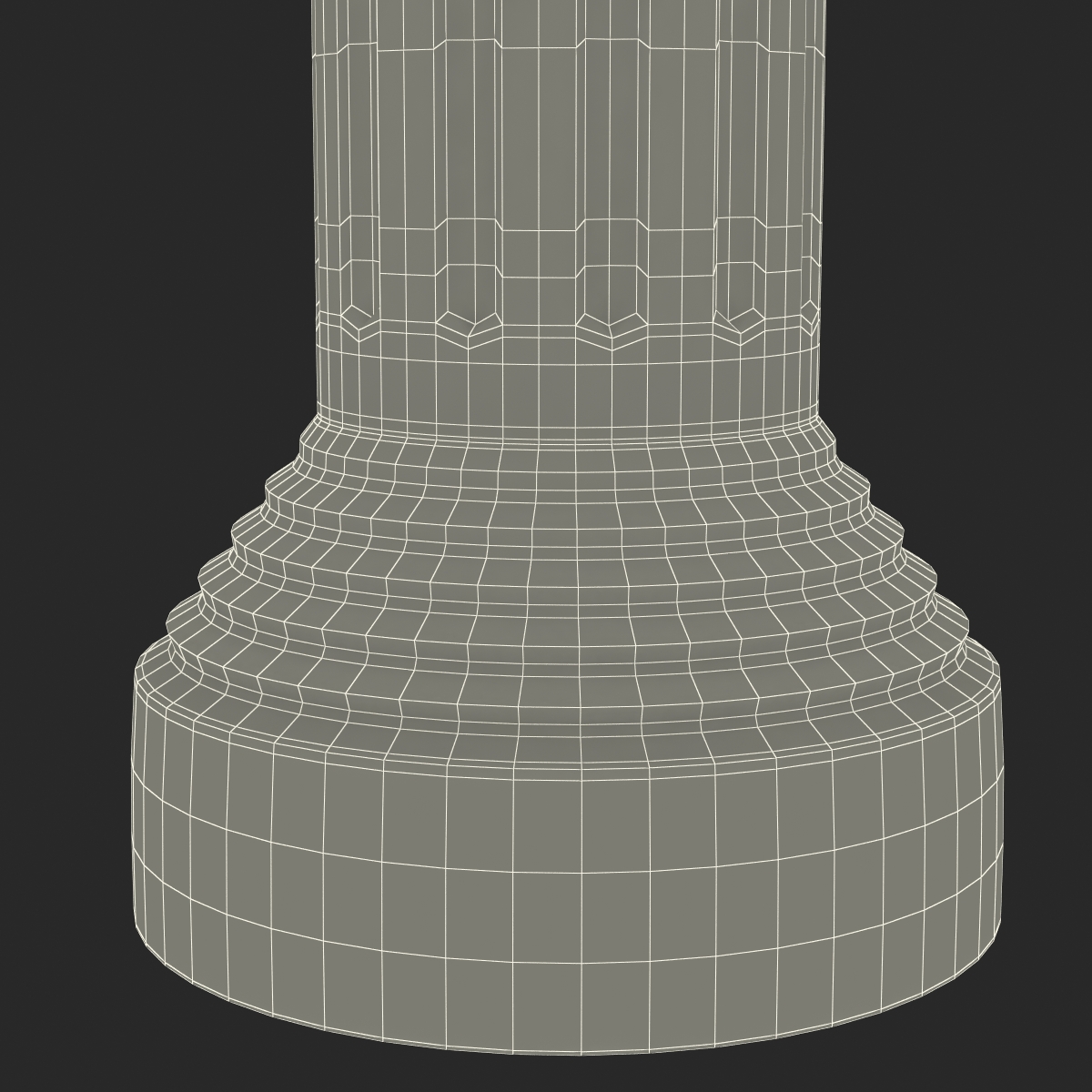 3D Doric Order Column model