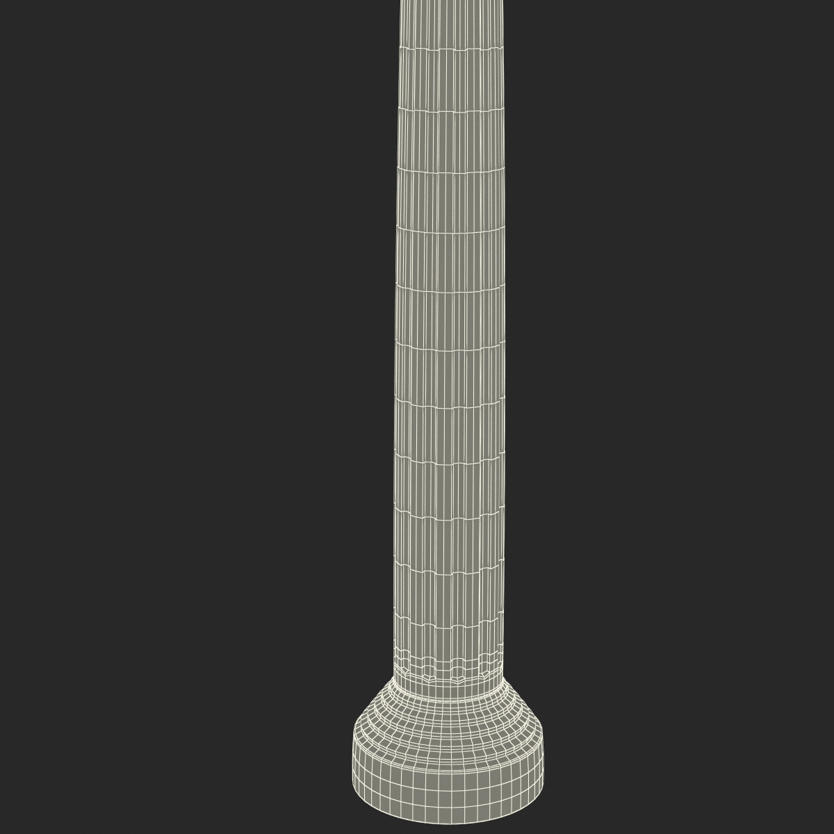 3D Doric Order Column model