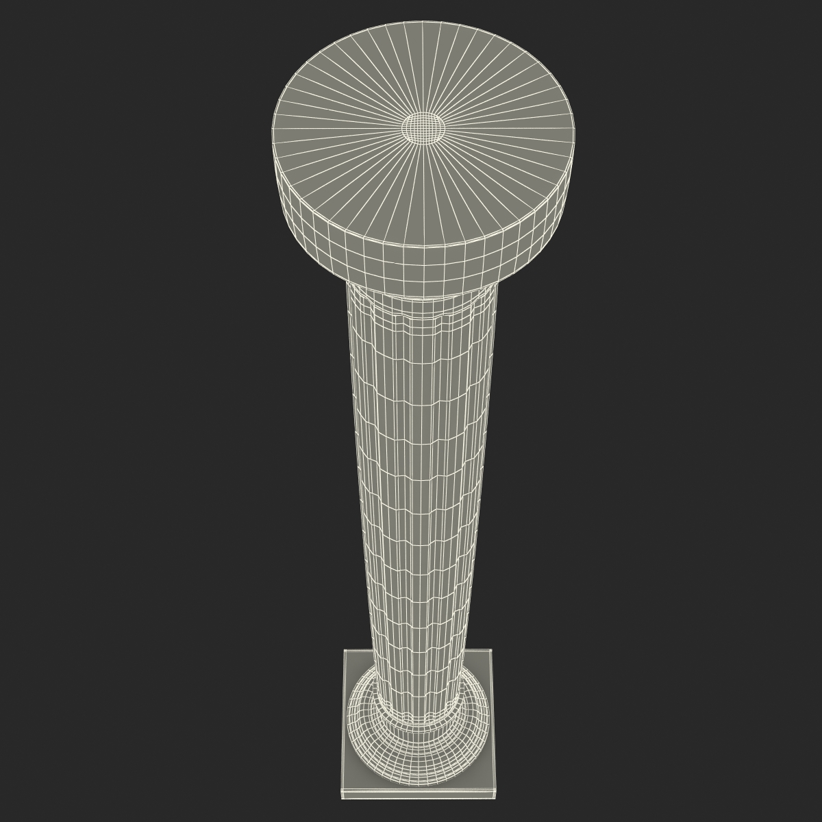 3D Doric Order Column model