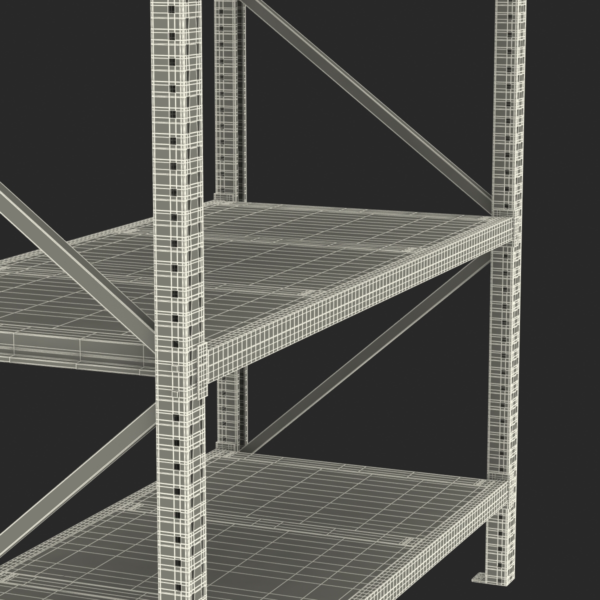 Warehouse Rack 3D model