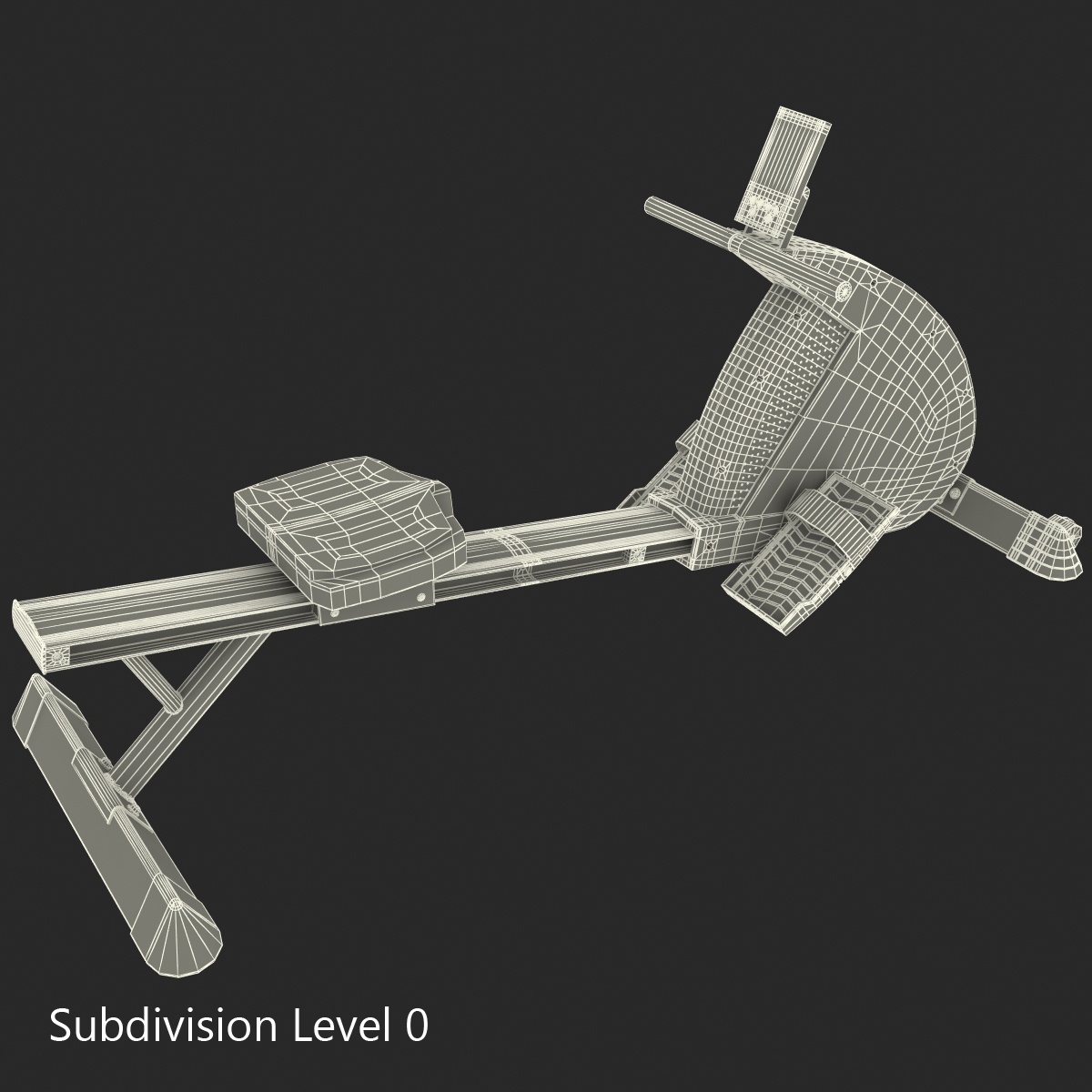 Rowing Machine Generic 3D