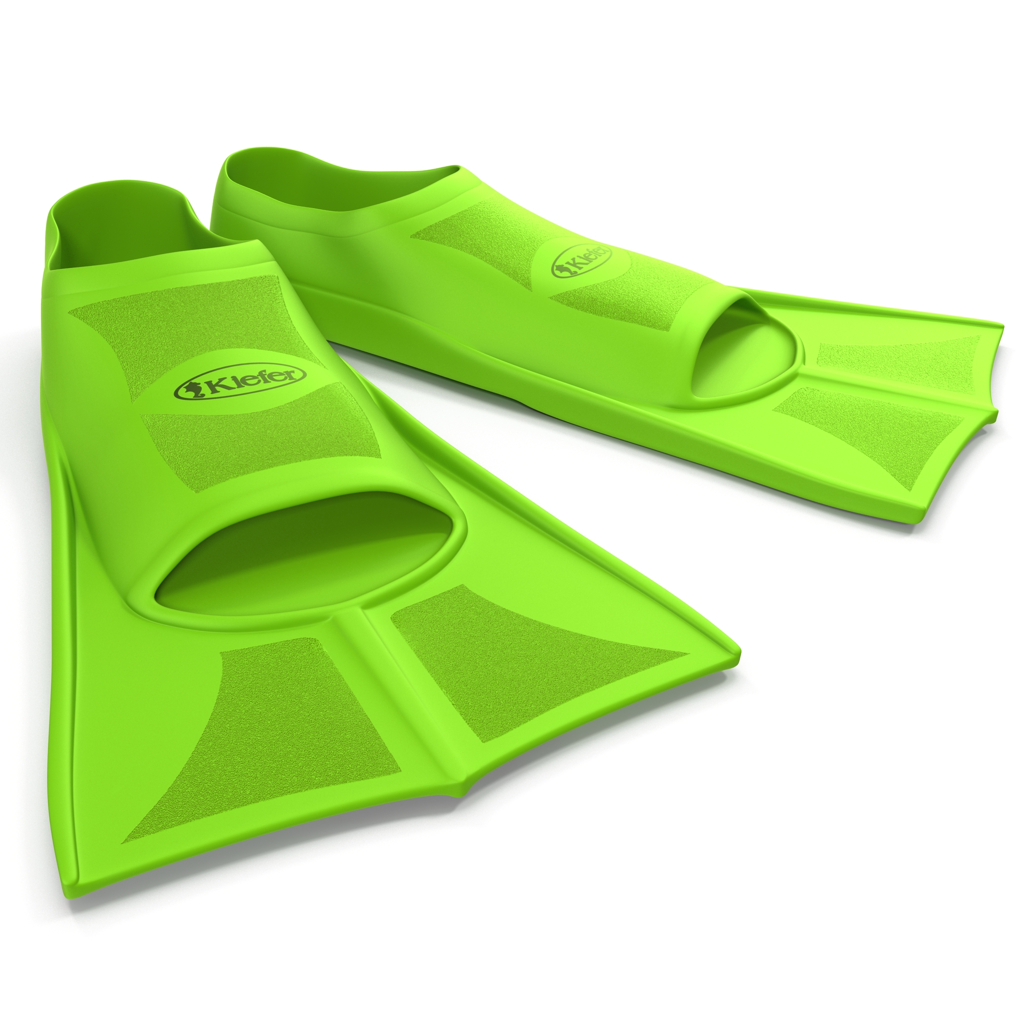 3D model Swim Fins Green