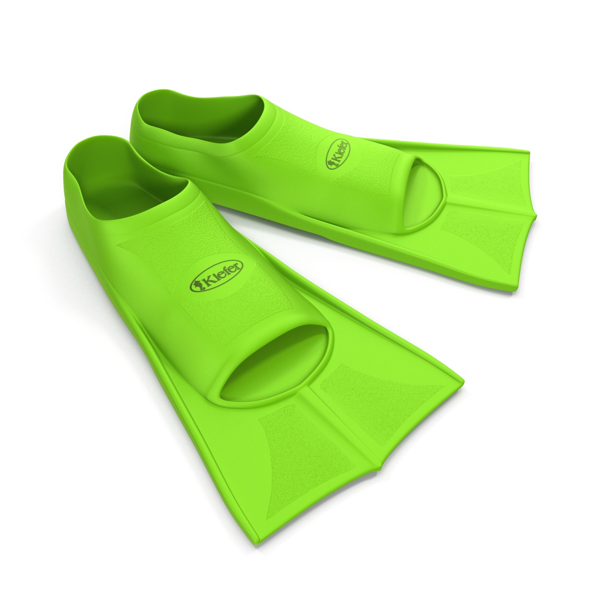 3D model Swim Fins Green