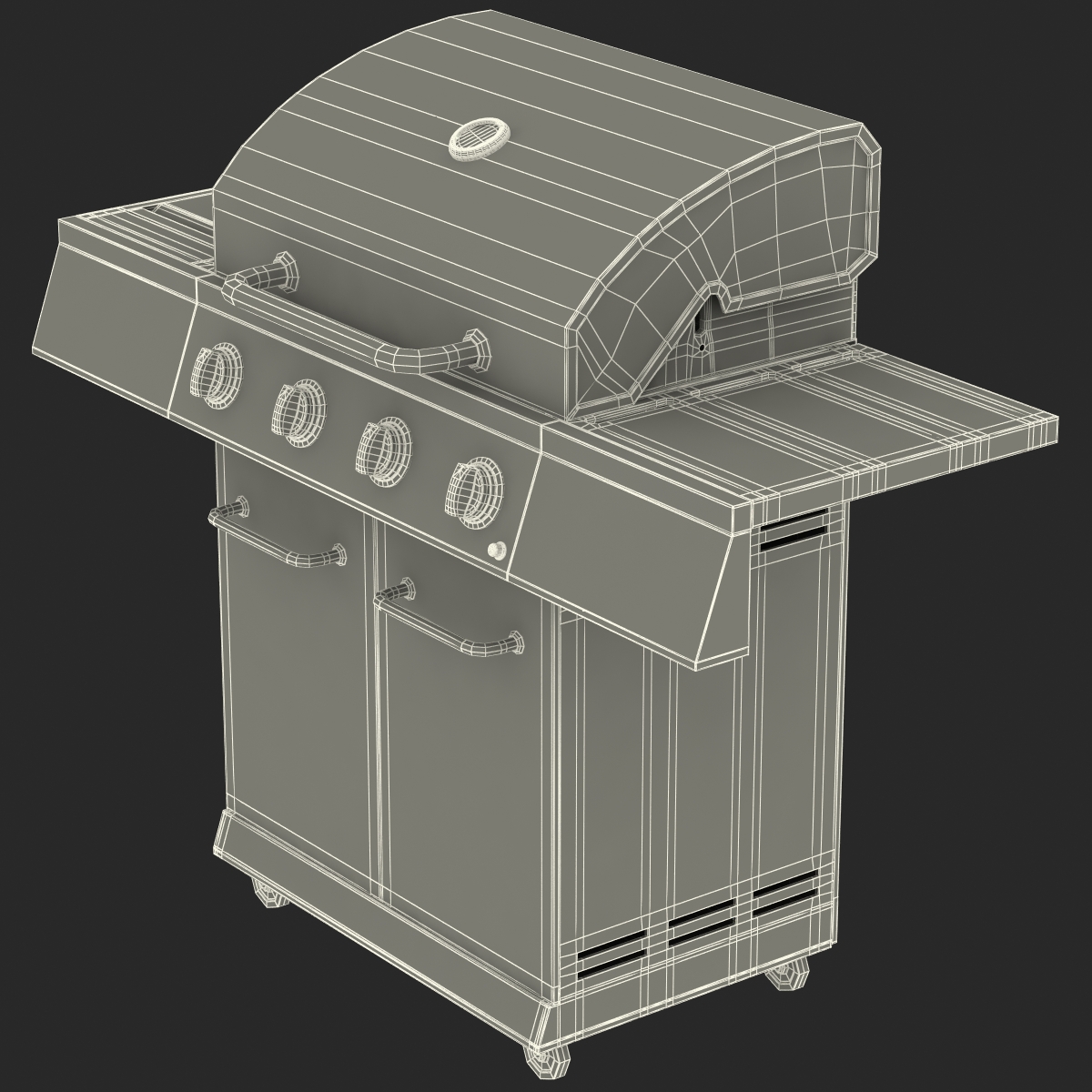 Gas Grill 3D model