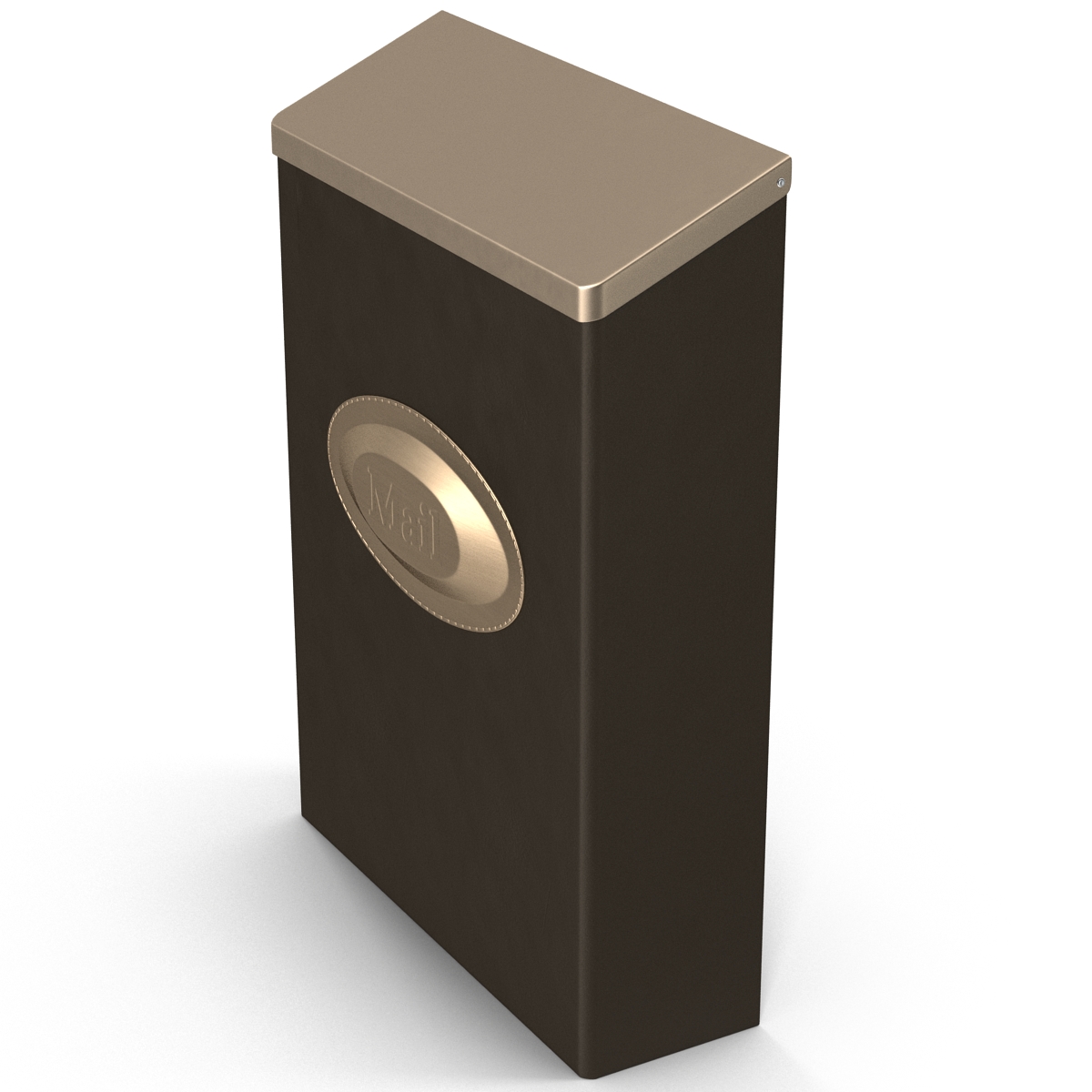 3D Wall Mount Mailbox model