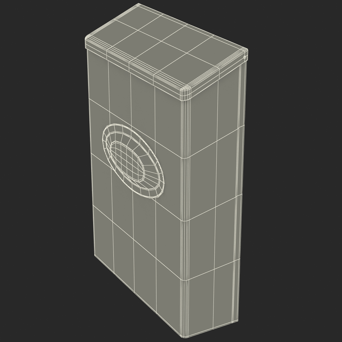 3D Wall Mount Mailbox model