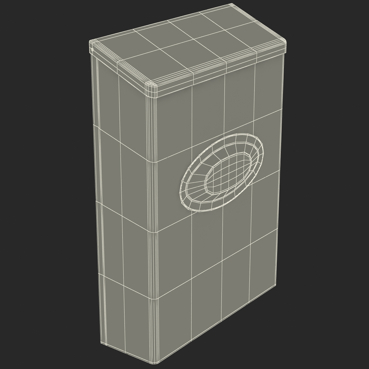 3D Wall Mount Mailbox model