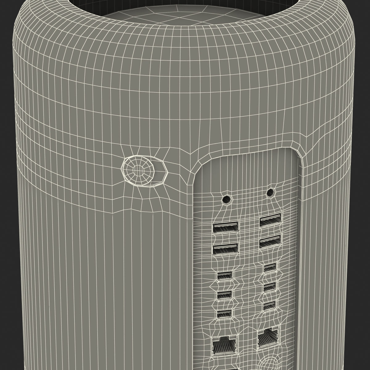 3D Apple Mac Pro model