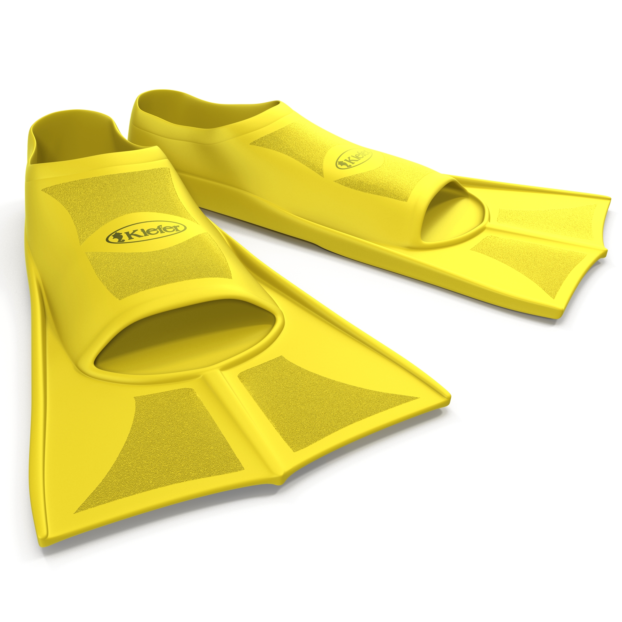 3D Swim Fins Yellow