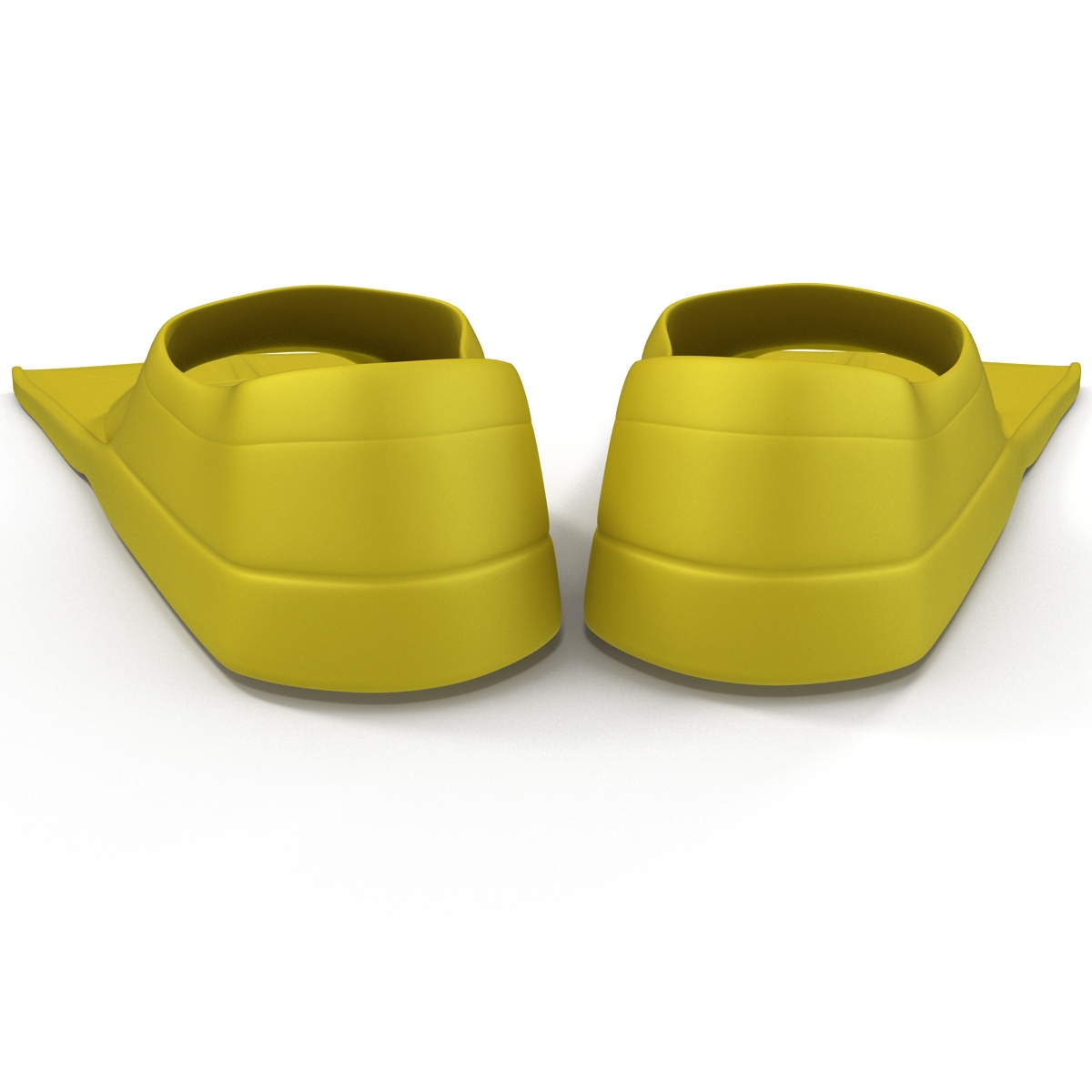 3D Swim Fins Yellow