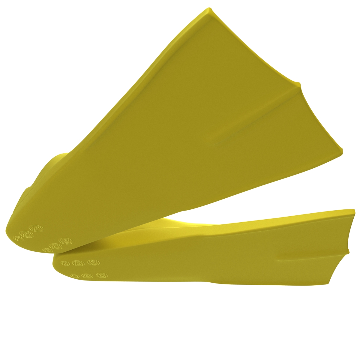 3D Swim Fins Yellow