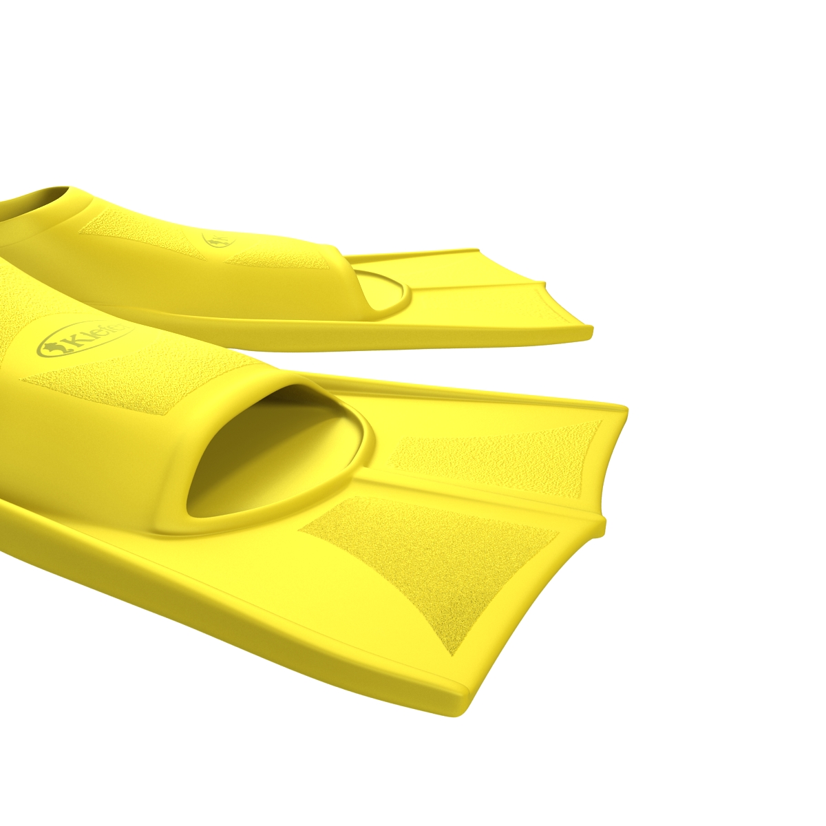 3D Swim Fins Yellow