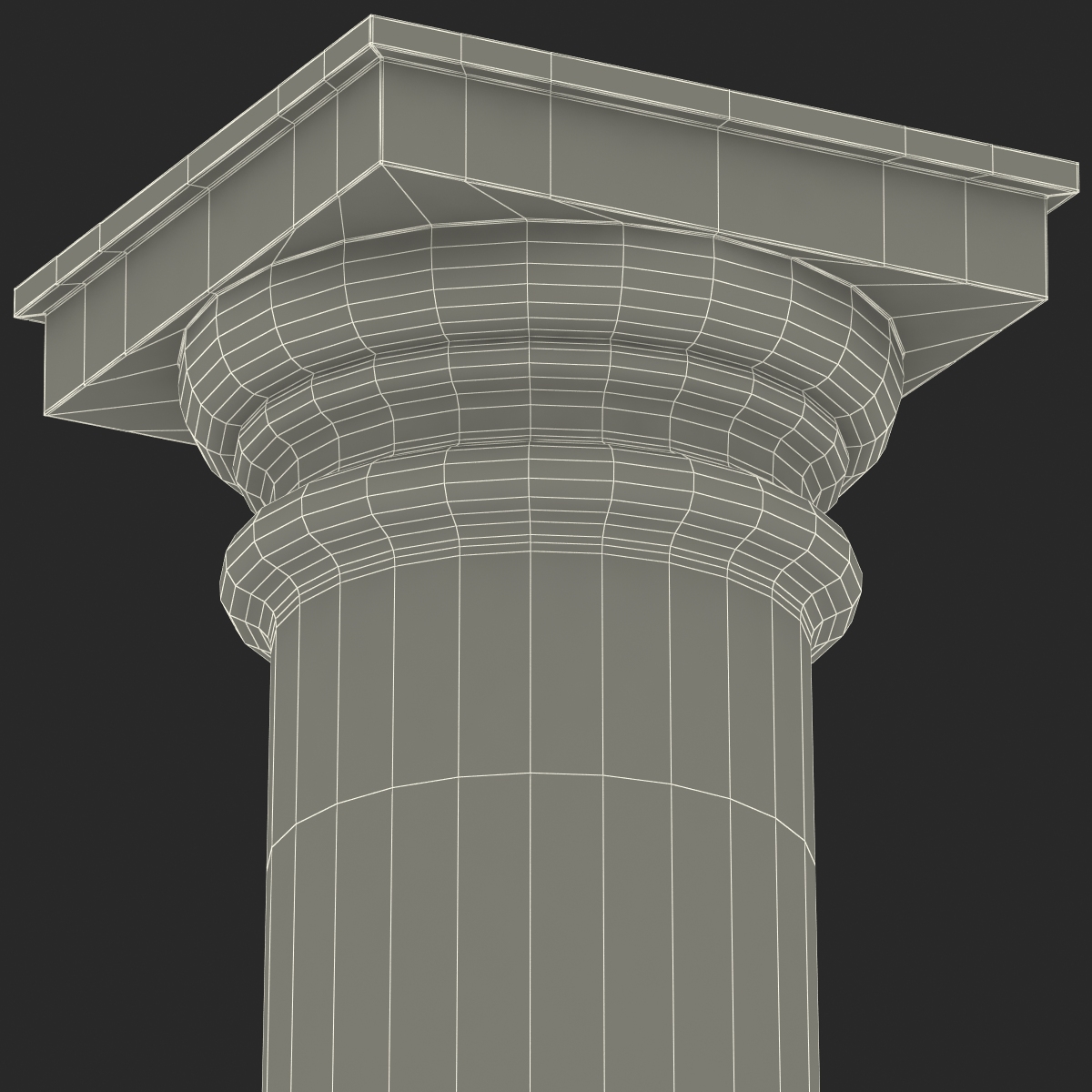 Tuscan order Column 3D model