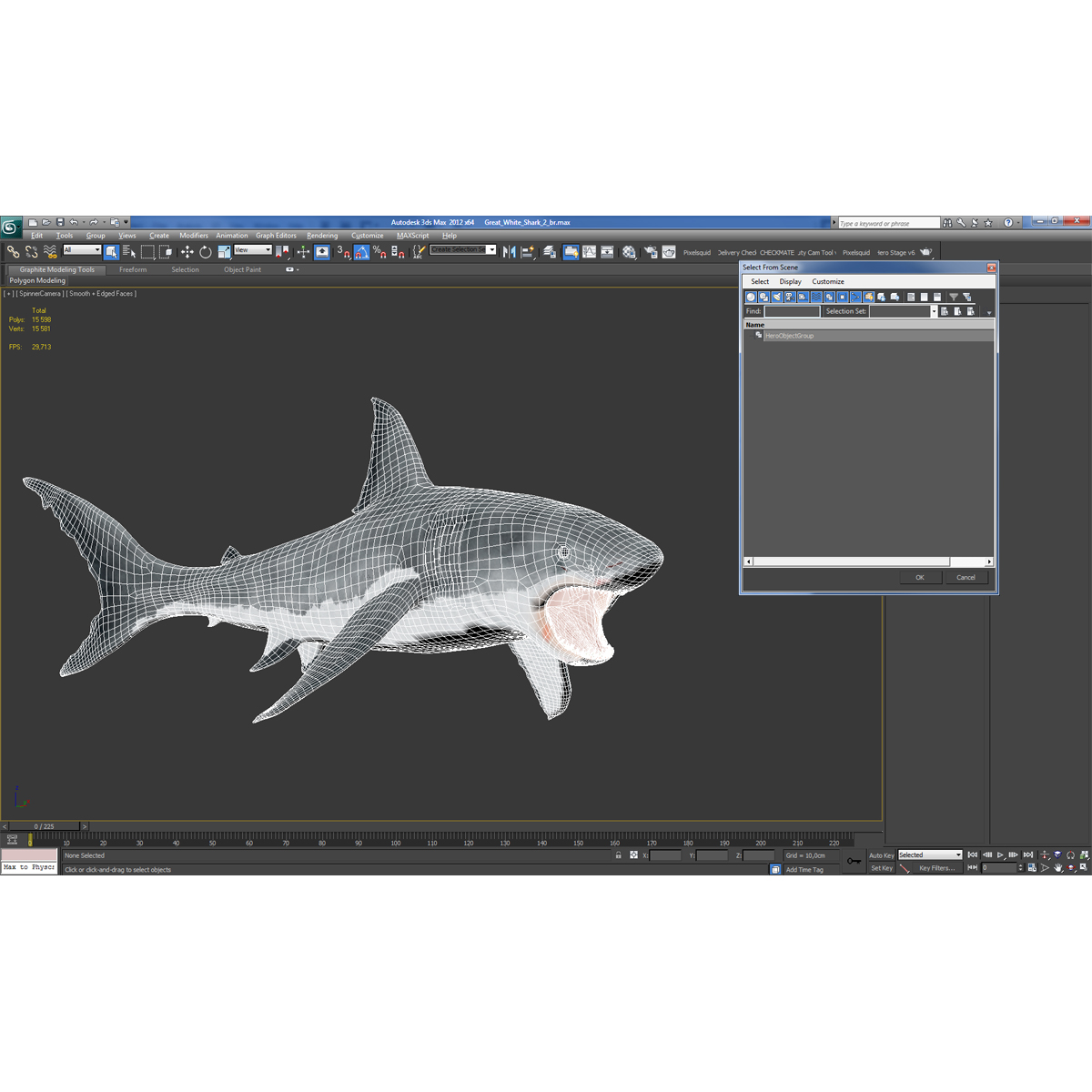 Great White Shark 2 3D model