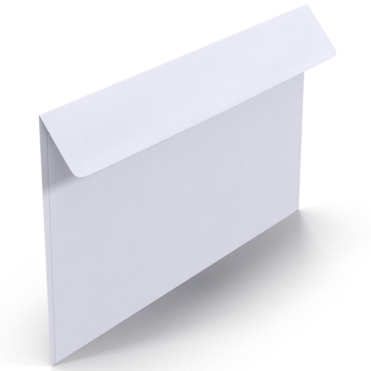 White Envelope 3D model