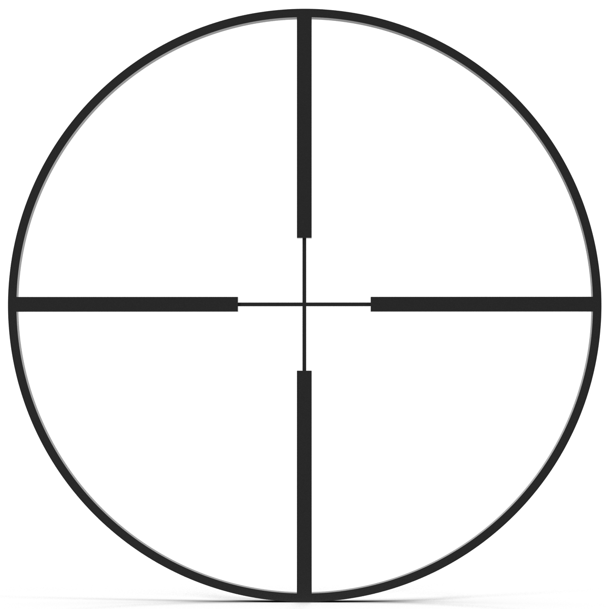 3D model Sniper Target Symbol