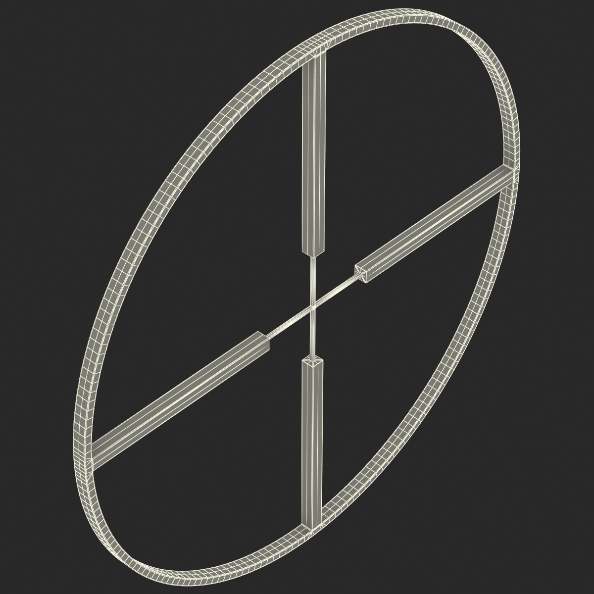 3D model Sniper Target Symbol