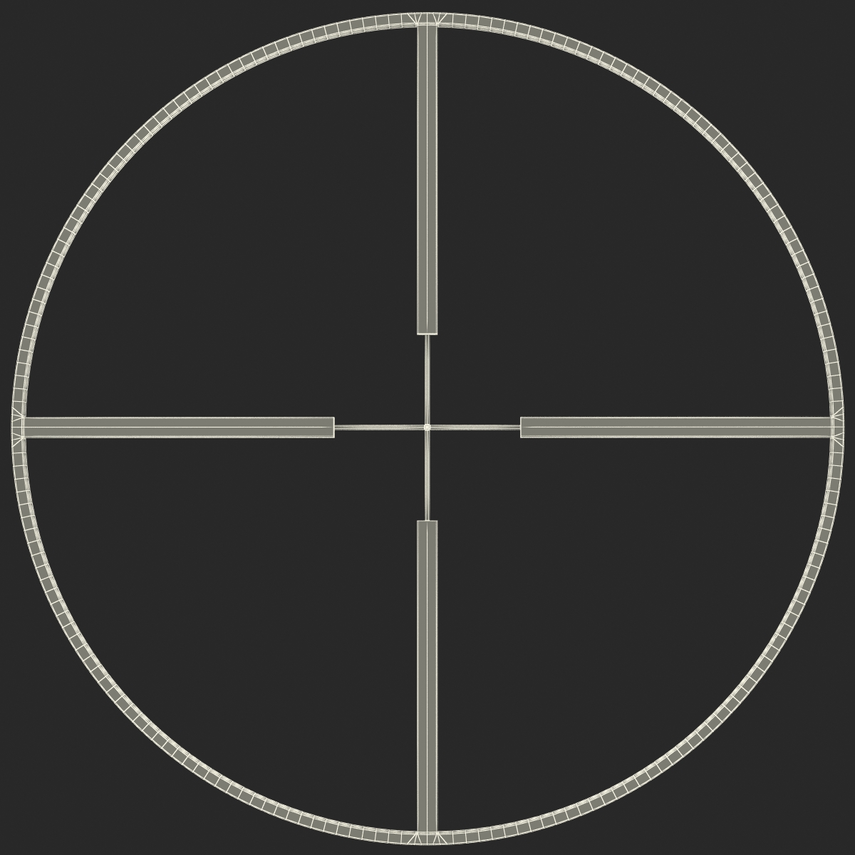 3D model Sniper Target Symbol