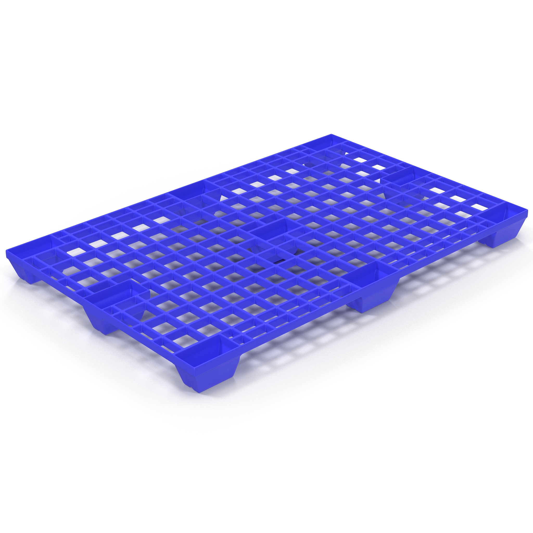 3D Plastic Pallet 2 Blue