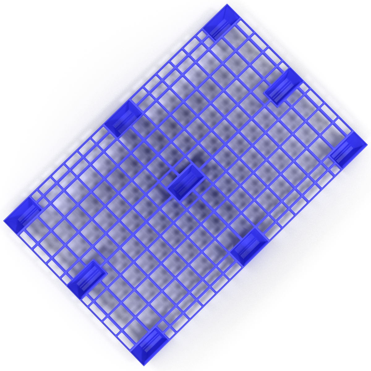 3D Plastic Pallet 2 Blue