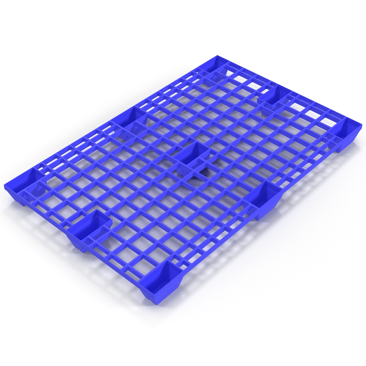 3D Plastic Pallet 2 Blue