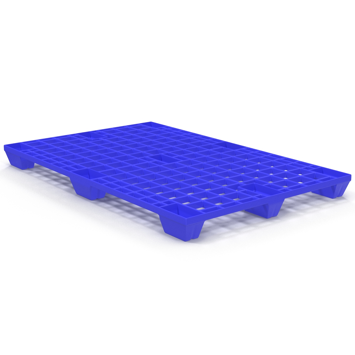 3D Plastic Pallet 2 Blue