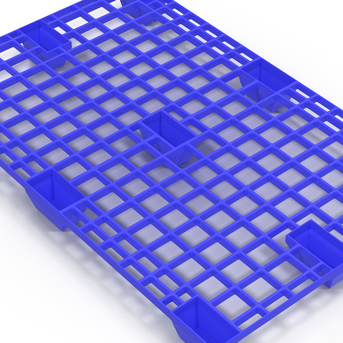 3D Plastic Pallet 2 Blue