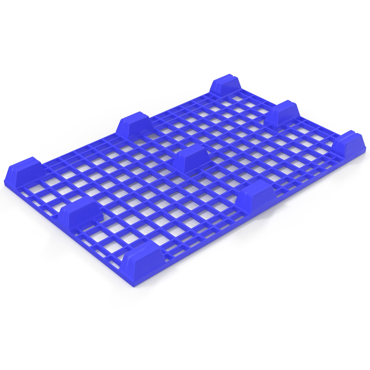 3D Plastic Pallet 2 Blue