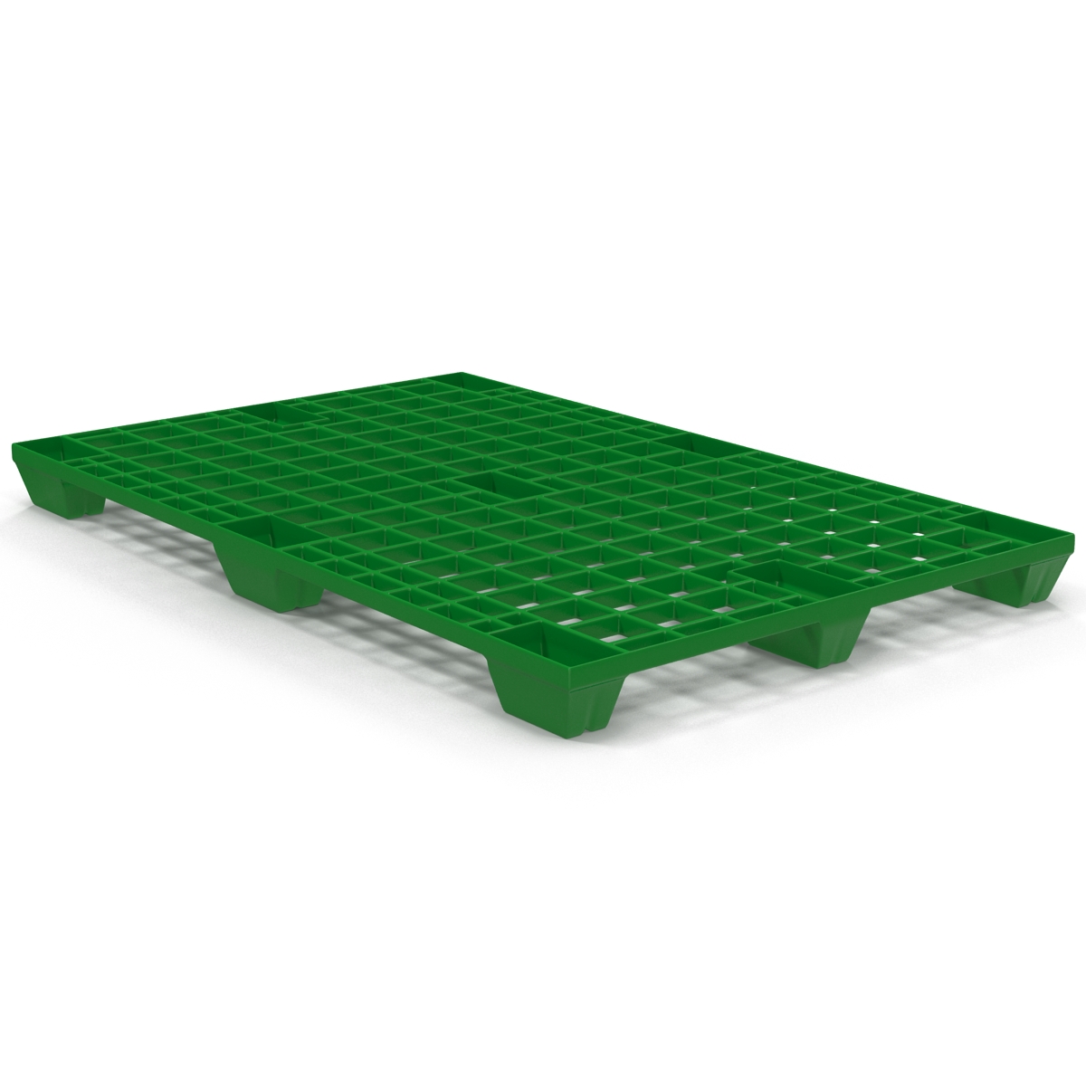 Plastic Pallet 2 Green 3D