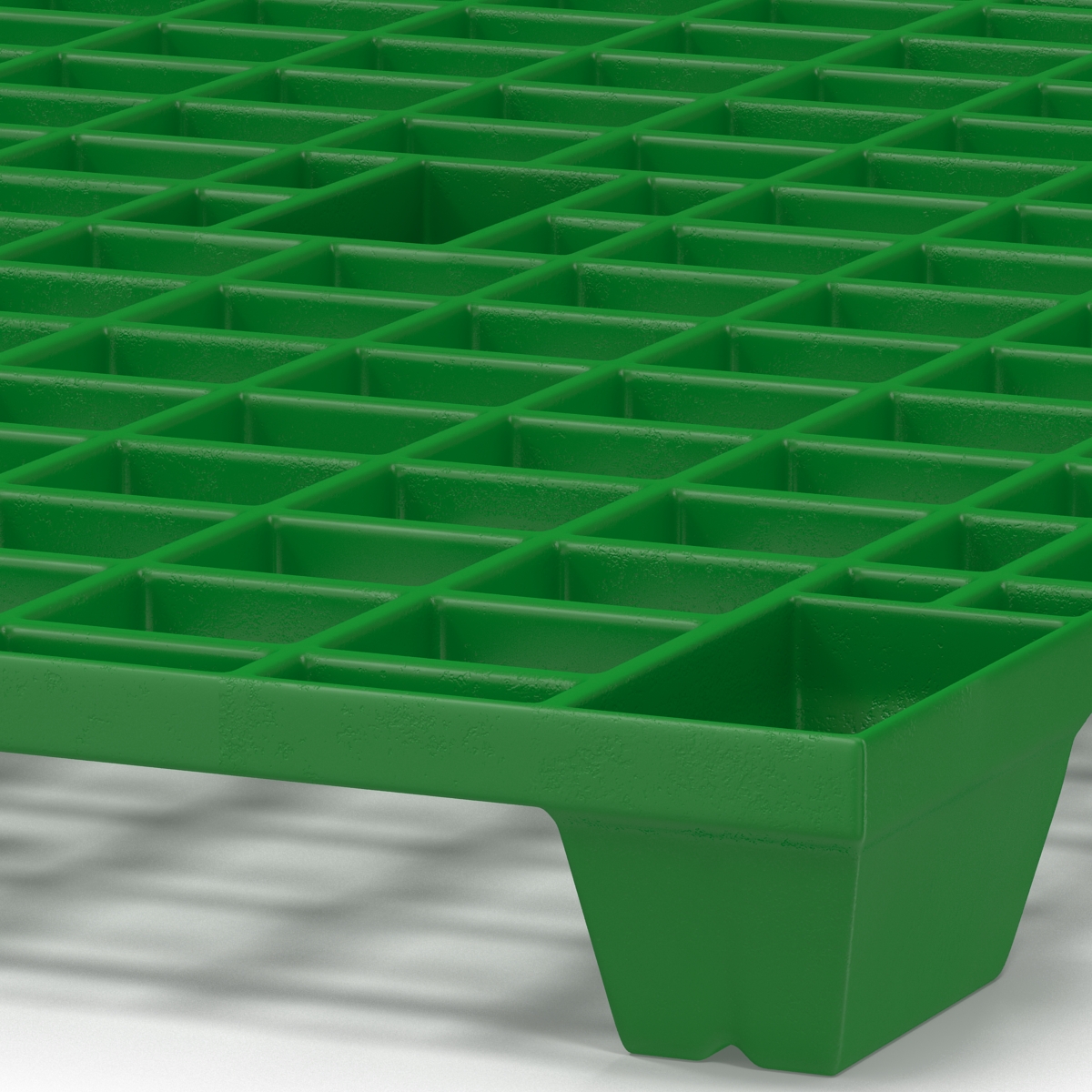 Plastic Pallet 2 Green 3D