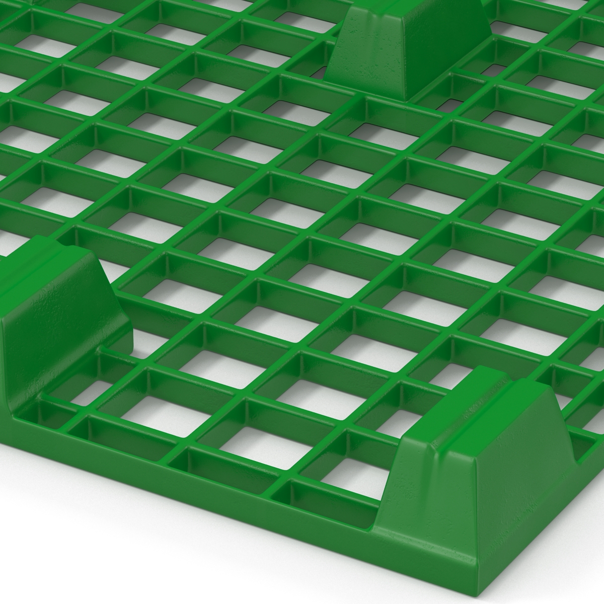 Plastic Pallet 2 Green 3D