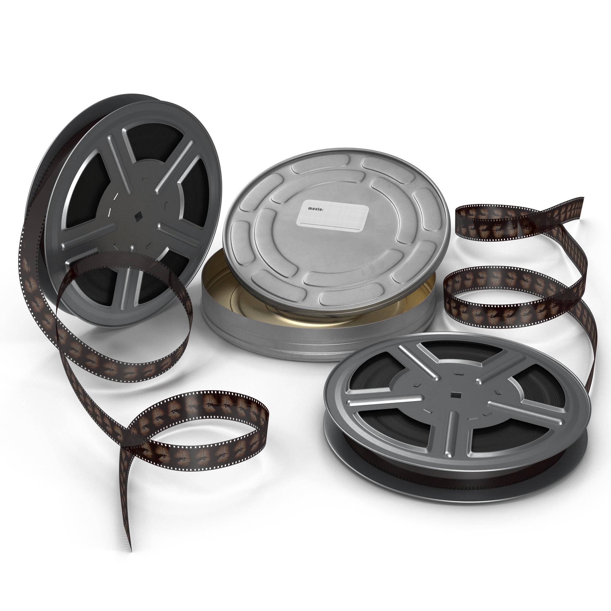 3D Video Film Reel Set 2