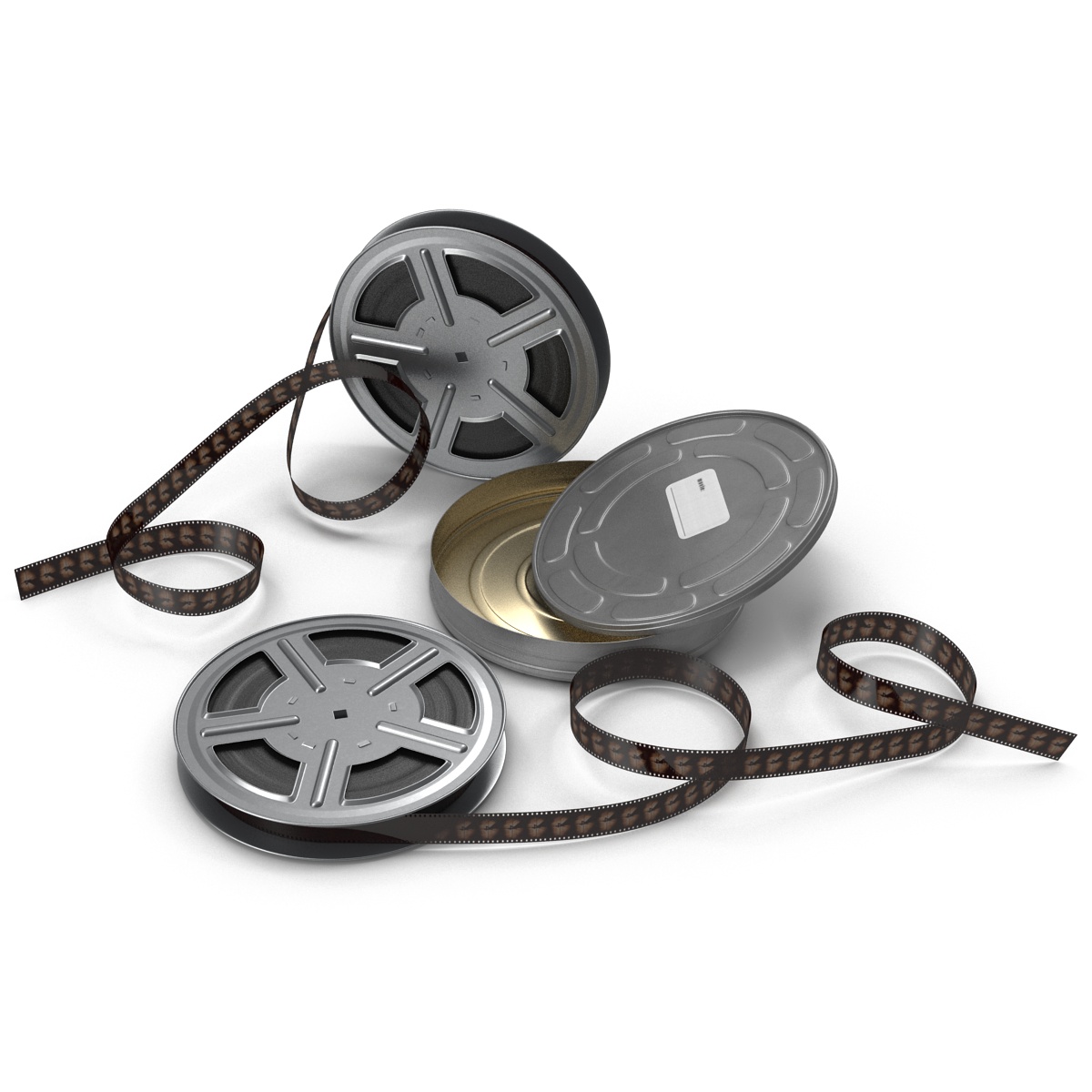 3D Video Film Reel Set 2