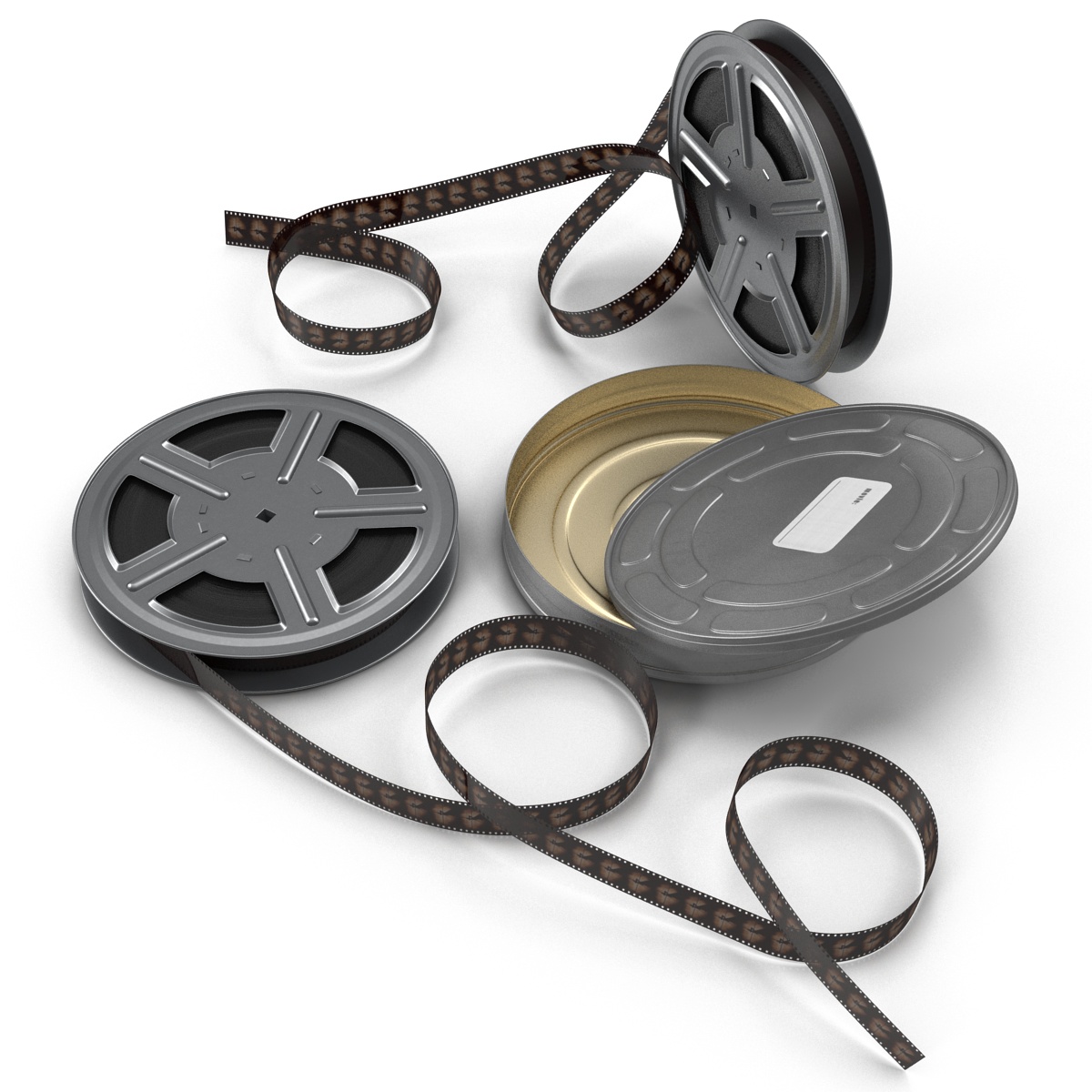 3D Video Film Reel Set 2