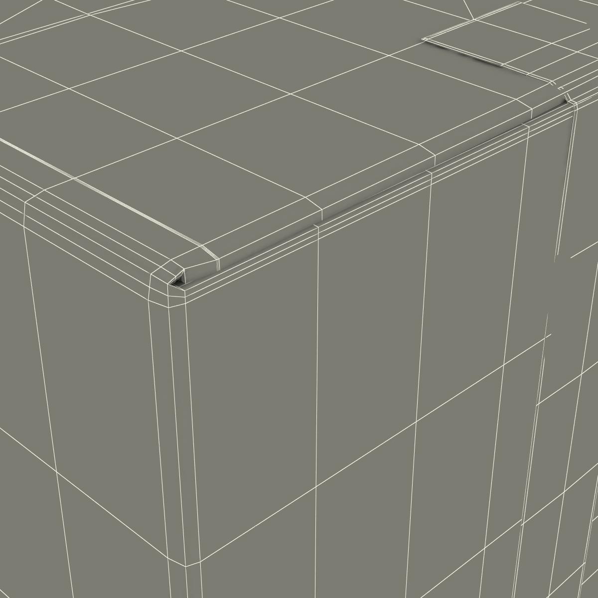 3D model Cardboard Box 2