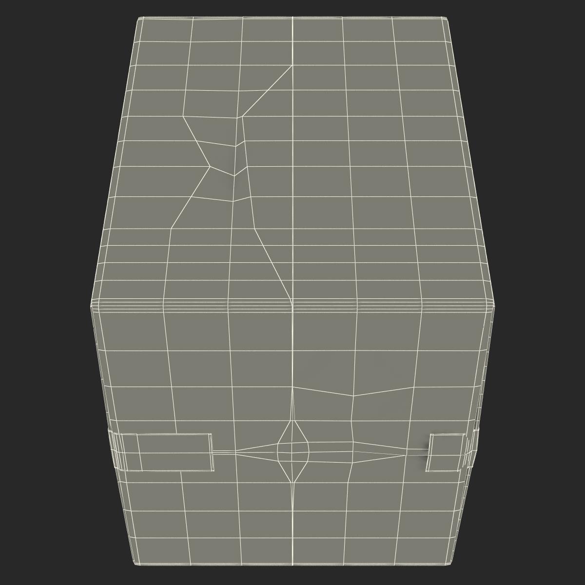 3D model Cardboard Box 2