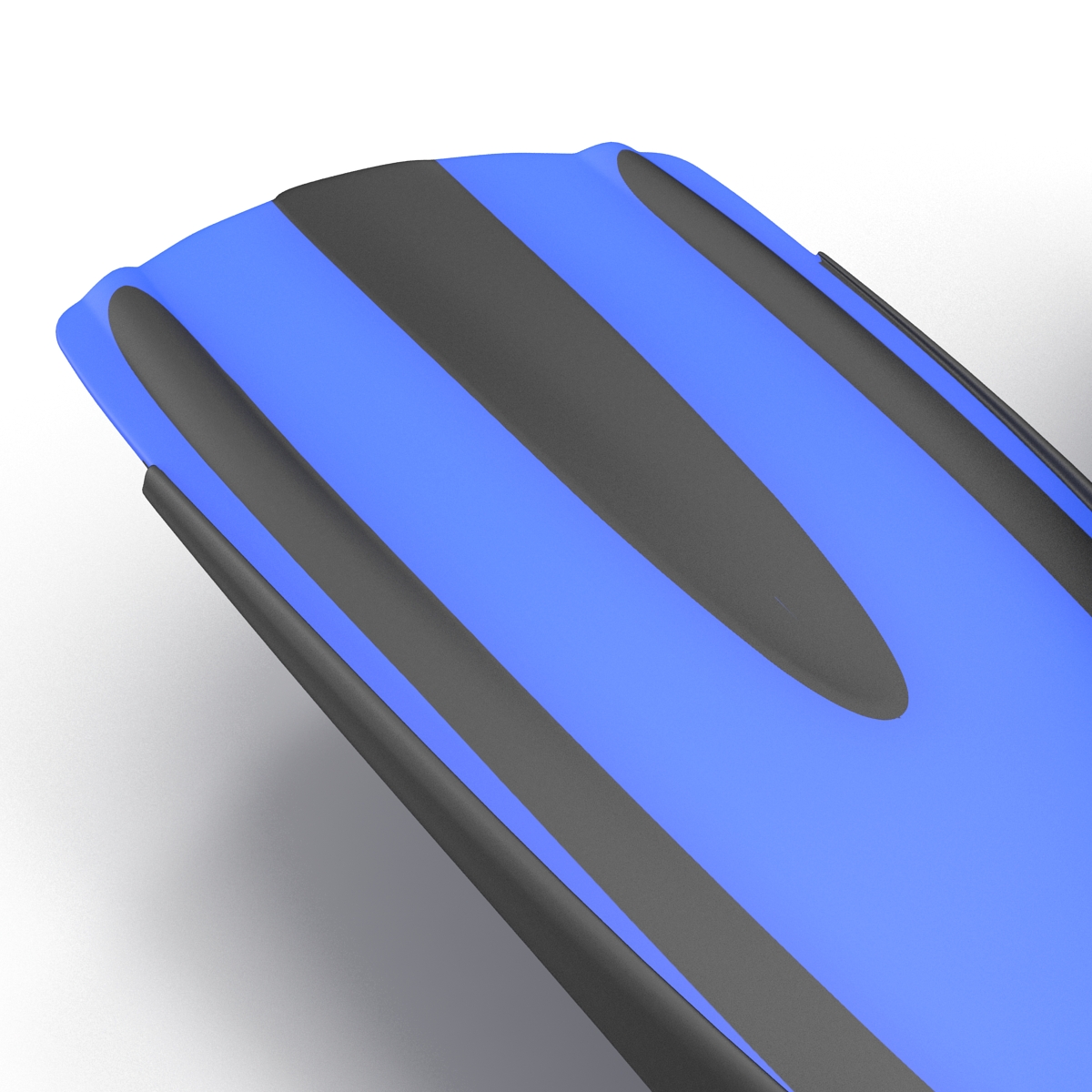 3D Oceanic Viper Fins Blue model