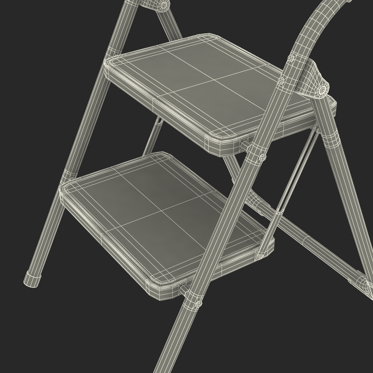 3D Step Ladder 3 model