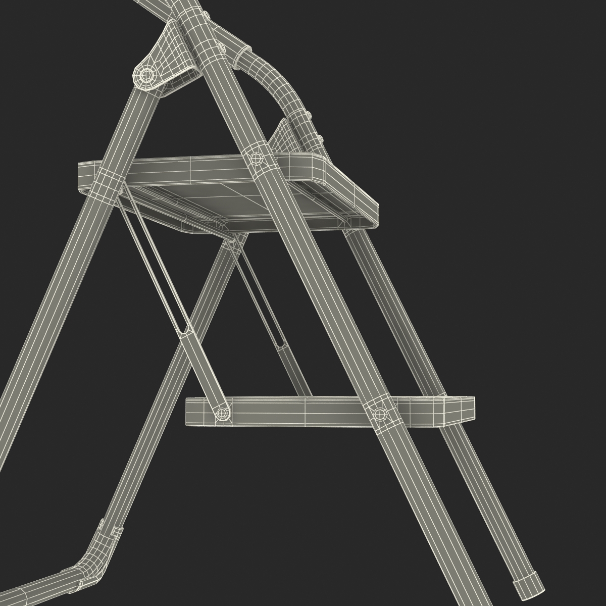 3D Step Ladder 3 model