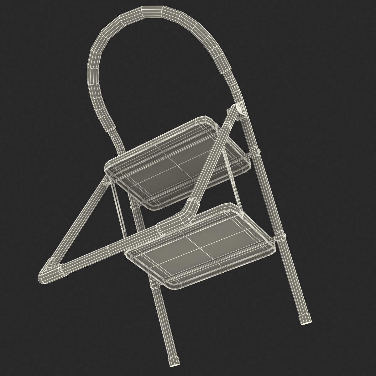 3D Step Ladder 3 model