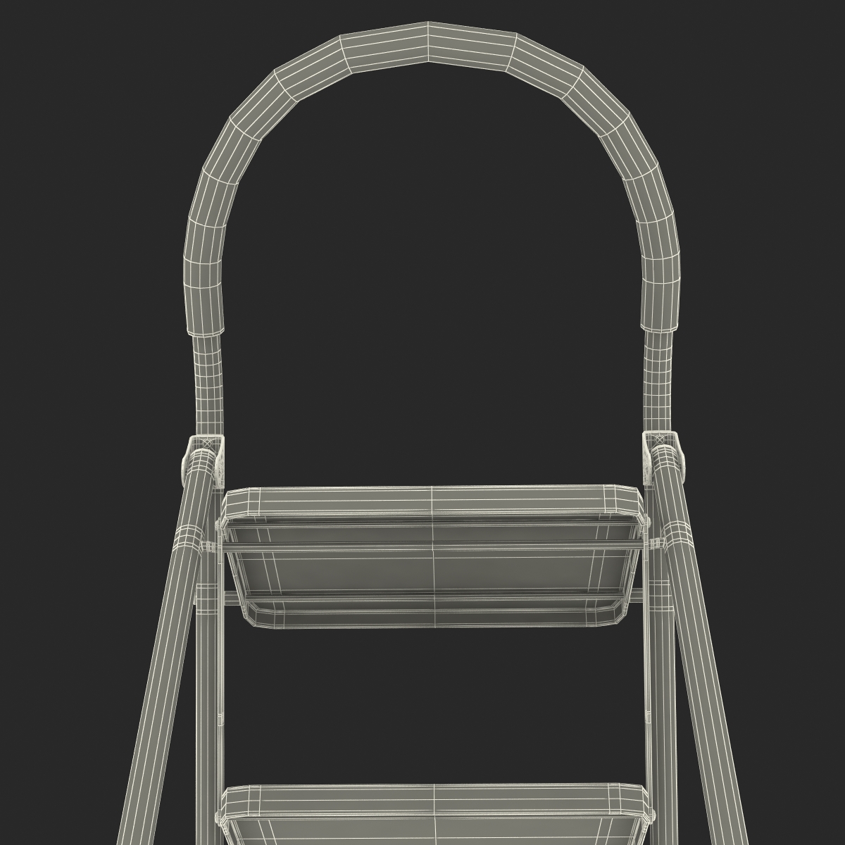 3D Step Ladder 3 model