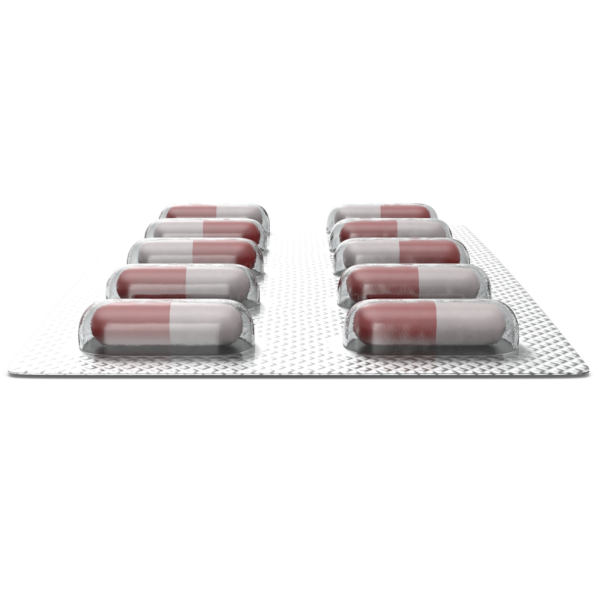 3D Capsule Blister Pill Pack Generic model