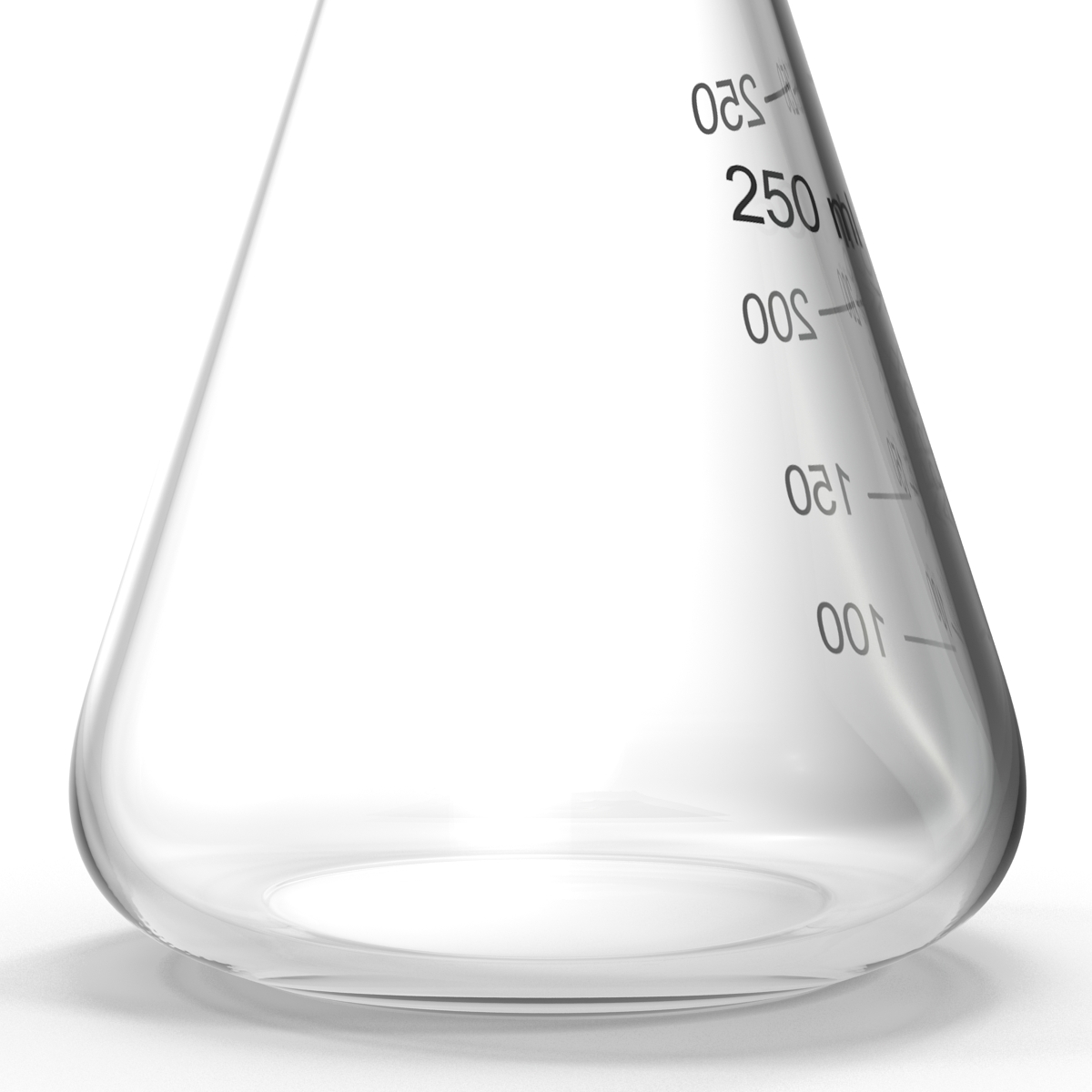 3D model 250 ml Erlenmeyer Flask 2