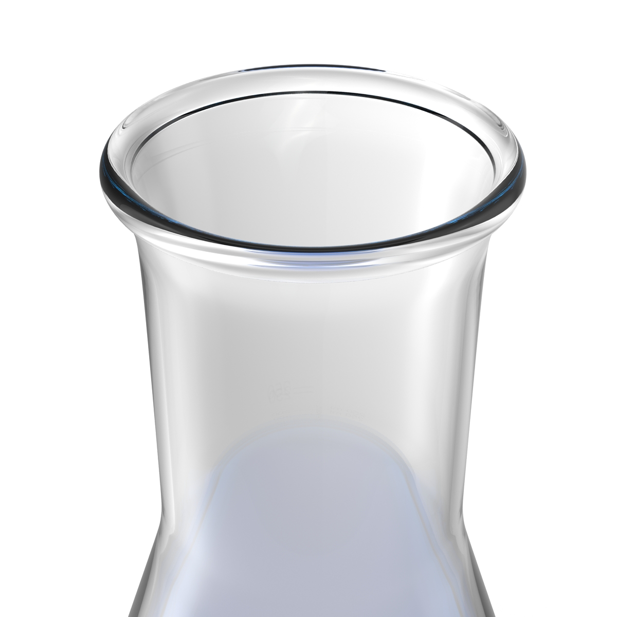 3D 250 ml Erlenmeyer Flask model