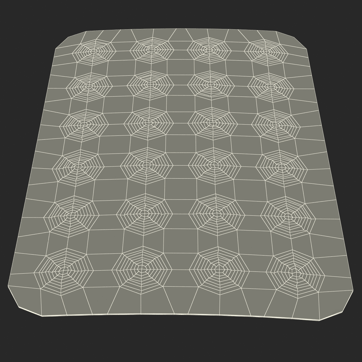 3D Round Pill Blister Pack model