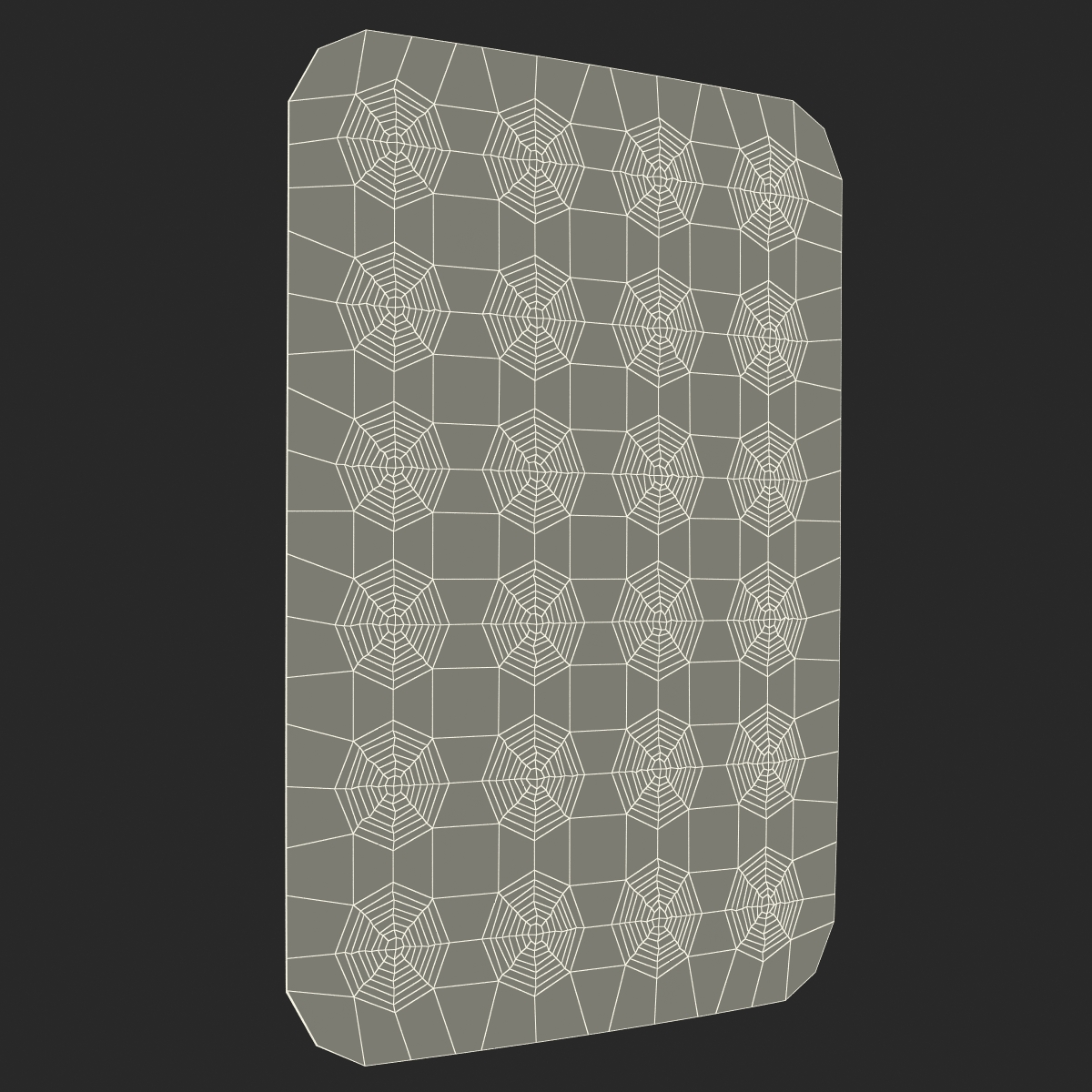 3D Round Pill Blister Pack model