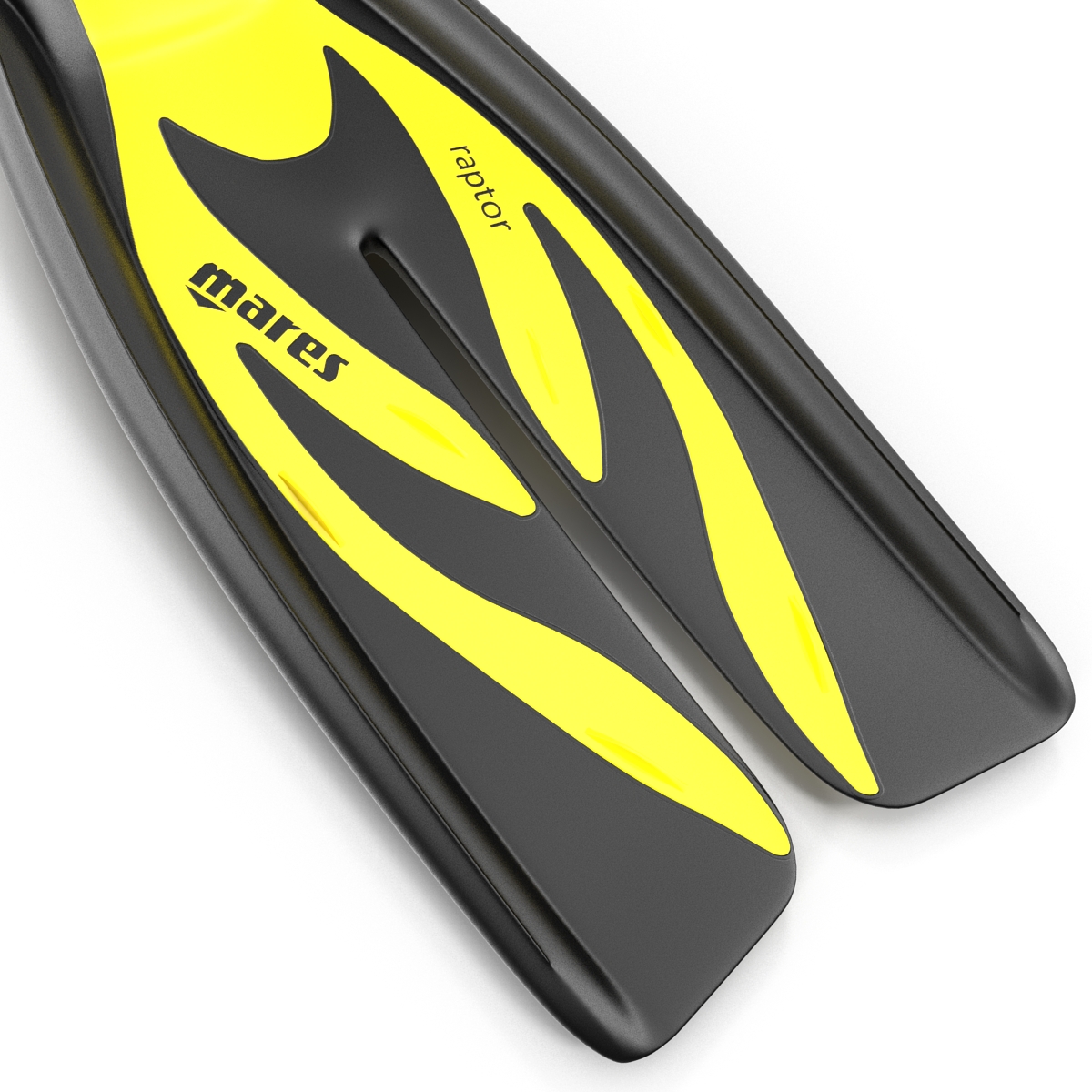 3D Swim Fins 3 Yellow model