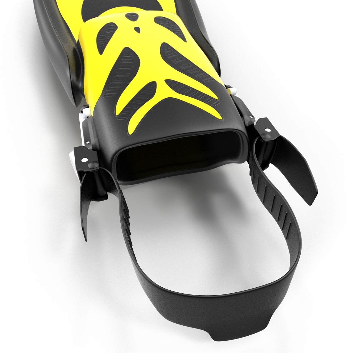 3D Swim Fins 3 Yellow model